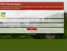 Tablet Screenshot of kidsdayburlington.blogspot.com