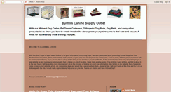 Desktop Screenshot of busterscaninesupplyoutlet.blogspot.com