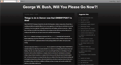 Desktop Screenshot of georgemustgo.blogspot.com