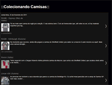 Tablet Screenshot of colecionandocamisas.blogspot.com