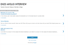 Tablet Screenshot of enzo-avolio-interview.blogspot.com