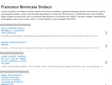 Tablet Screenshot of benincasasindaco.blogspot.com