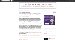 Desktop Screenshot of leperinastrangland.blogspot.com