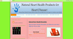 Desktop Screenshot of naturalhearthealthproducts.blogspot.com