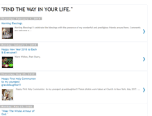 Tablet Screenshot of findthewayinyourlife.blogspot.com