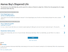 Tablet Screenshot of mamasboysblog.blogspot.com