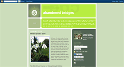 Desktop Screenshot of abandonedbridges.blogspot.com