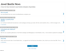 Tablet Screenshot of jewelbeetlenews.blogspot.com