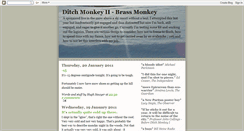 Desktop Screenshot of ditchmonkey.blogspot.com