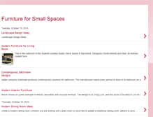 Tablet Screenshot of furnitureforsmallspaces.blogspot.com