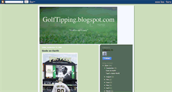 Desktop Screenshot of golftipping.blogspot.com