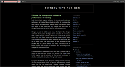 Desktop Screenshot of fitness-men.blogspot.com