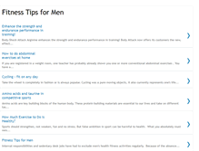 Tablet Screenshot of fitness-men.blogspot.com