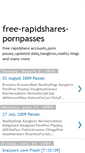 Mobile Screenshot of free-rapidshares-pornpasses.blogspot.com