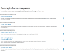 Tablet Screenshot of free-rapidshares-pornpasses.blogspot.com