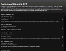 Tablet Screenshot of enefcomunicacion.blogspot.com