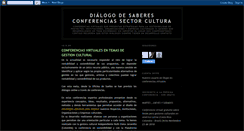 Desktop Screenshot of conferenciasvirtualesgestioncultural.blogspot.com