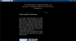 Desktop Screenshot of museucargaleiroemcastelobranco.blogspot.com