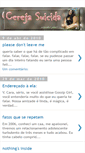 Mobile Screenshot of cerejasuicida.blogspot.com