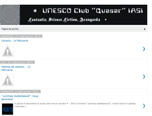 Tablet Screenshot of clubul-unesco-quasar-iasi.blogspot.com