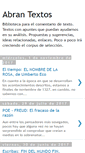 Mobile Screenshot of abrantextos.blogspot.com