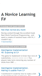 Mobile Screenshot of fsharpnovice.blogspot.com