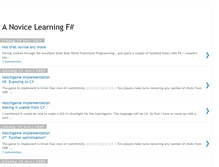Tablet Screenshot of fsharpnovice.blogspot.com