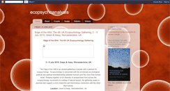 Desktop Screenshot of ecopsychoanalysis.blogspot.com