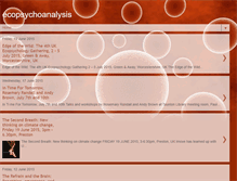 Tablet Screenshot of ecopsychoanalysis.blogspot.com