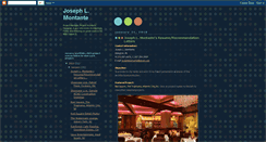 Desktop Screenshot of josephlmontante.blogspot.com