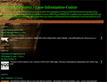 Tablet Screenshot of lao-information-center.blogspot.com