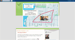 Desktop Screenshot of davenportdemocracy.blogspot.com