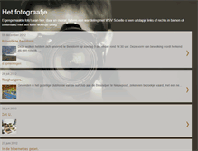Tablet Screenshot of hetfotograafje.blogspot.com