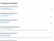 Tablet Screenshot of fundacionproydesa.blogspot.com