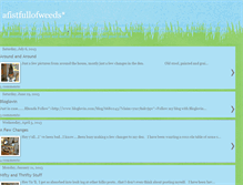 Tablet Screenshot of afistfullofweeds.blogspot.com