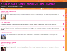 Tablet Screenshot of planetdancenews.blogspot.com