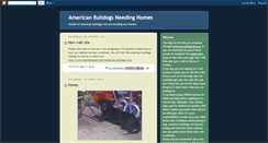 Desktop Screenshot of americanbulldogsneedinghomes.blogspot.com
