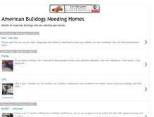 Tablet Screenshot of americanbulldogsneedinghomes.blogspot.com