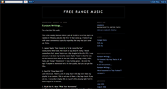 Desktop Screenshot of musicfreerange.blogspot.com