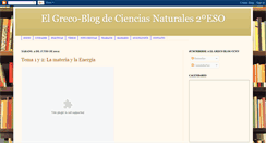 Desktop Screenshot of elgrecociencias2.blogspot.com