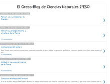 Tablet Screenshot of elgrecociencias2.blogspot.com