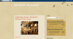 Desktop Screenshot of meniuridenunti.blogspot.com