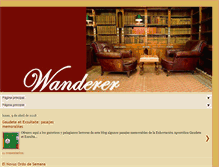 Tablet Screenshot of caminante-wanderer.blogspot.com