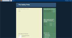 Desktop Screenshot of hadleypress.blogspot.com