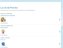 Tablet Screenshot of laviedeponcho.blogspot.com