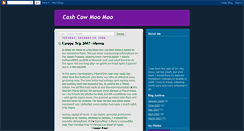 Desktop Screenshot of cashcowmoomoo.blogspot.com
