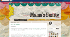 Desktop Screenshot of mamasanity.blogspot.com