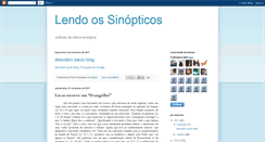 Desktop Screenshot of lendoossinopticos.blogspot.com