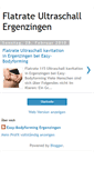 Mobile Screenshot of flatrate-ultraschall-ergenzingen.blogspot.com