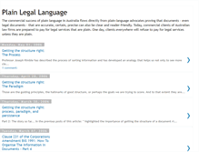 Tablet Screenshot of plain-language.blogspot.com